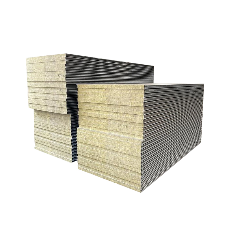 Mechanism Rock Wool Sandwich Color Steel Plate