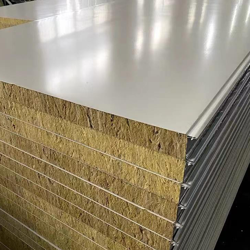 Mechanism Rock Wool Sandwich Color Steel Plate