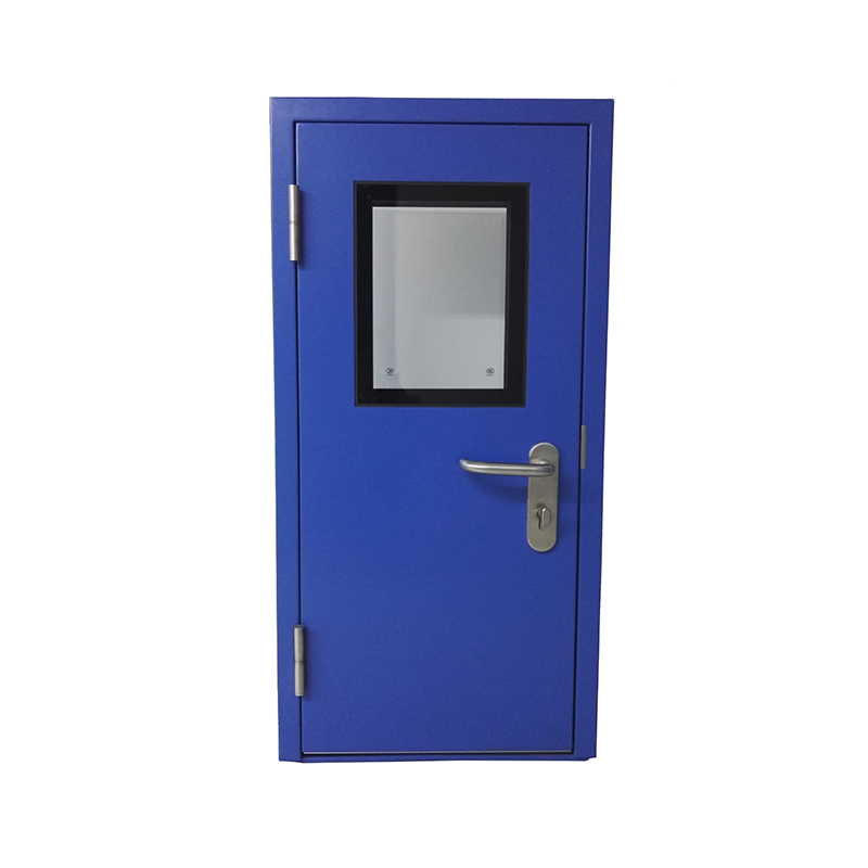 How do automatic door closers prevent cleanroom doors from remaining open?
